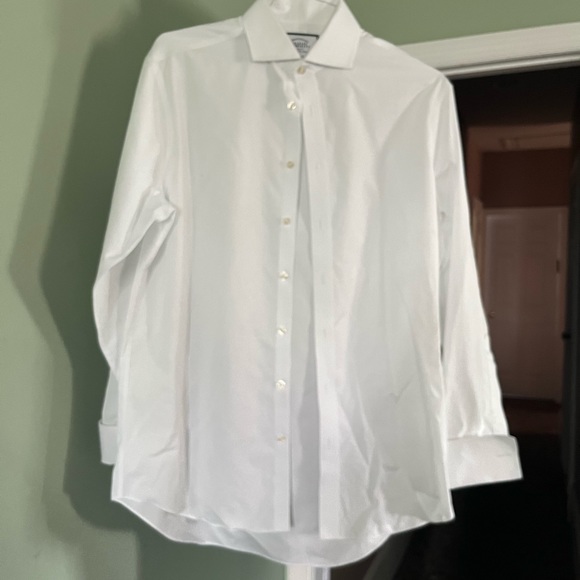 White mens french cuff shirts - Picture 1 of 4
